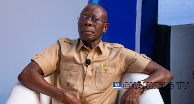 Oshiomhole warns Edo North farmers against reselling distributed fertiliser