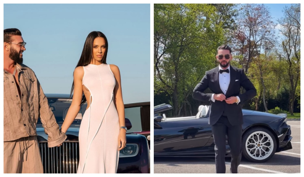 Bolidul de lux pe care Dorian Popa i-l face cadou soției lui, Andreea. „Știu că își dorește, îi place. Ea conduce toate mașinile familiei”