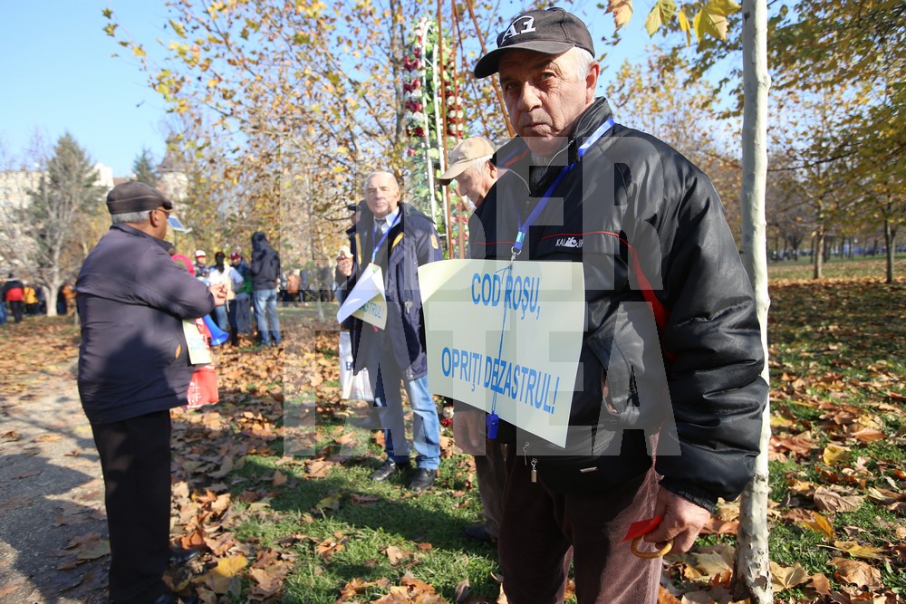 Protest la Parlament, împotriva măsurilor luate de Executiv / FOTO&VIDEO