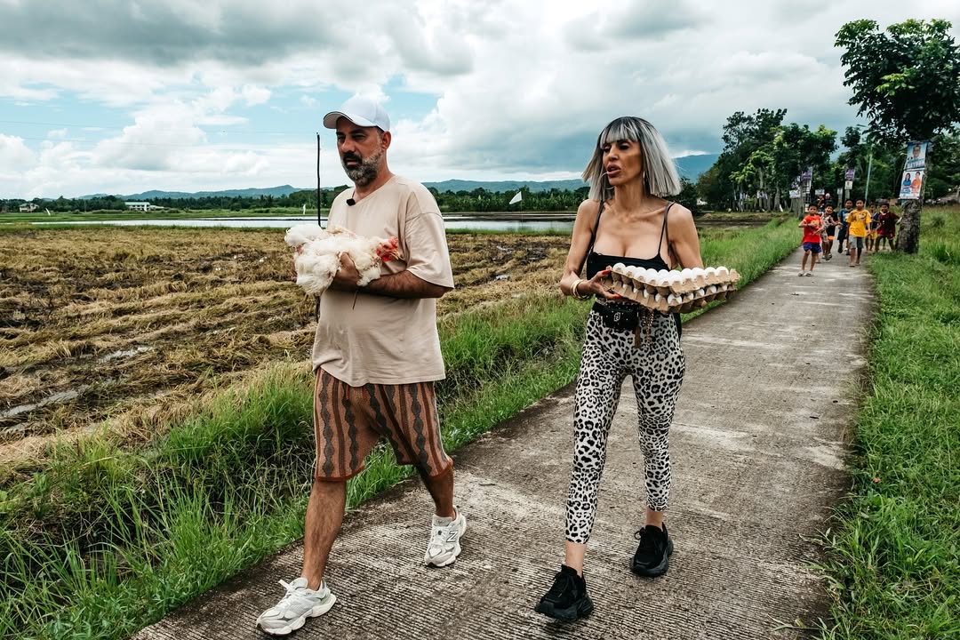 Raluca Bădulescu l-a sărutat pe Emil Rengle la Asia Express 2025. Iubitul dansatorului era de față