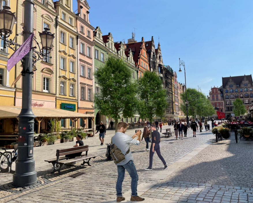 Tak się zazielenia wrocławski Rynek!