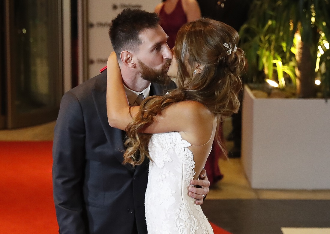 VIDEO | Lionel Messi și Antonela Roccuzzo au aniversat trei ani de căsnicie. Dedicație specială primită de starul Barcelonei din partea soției sale