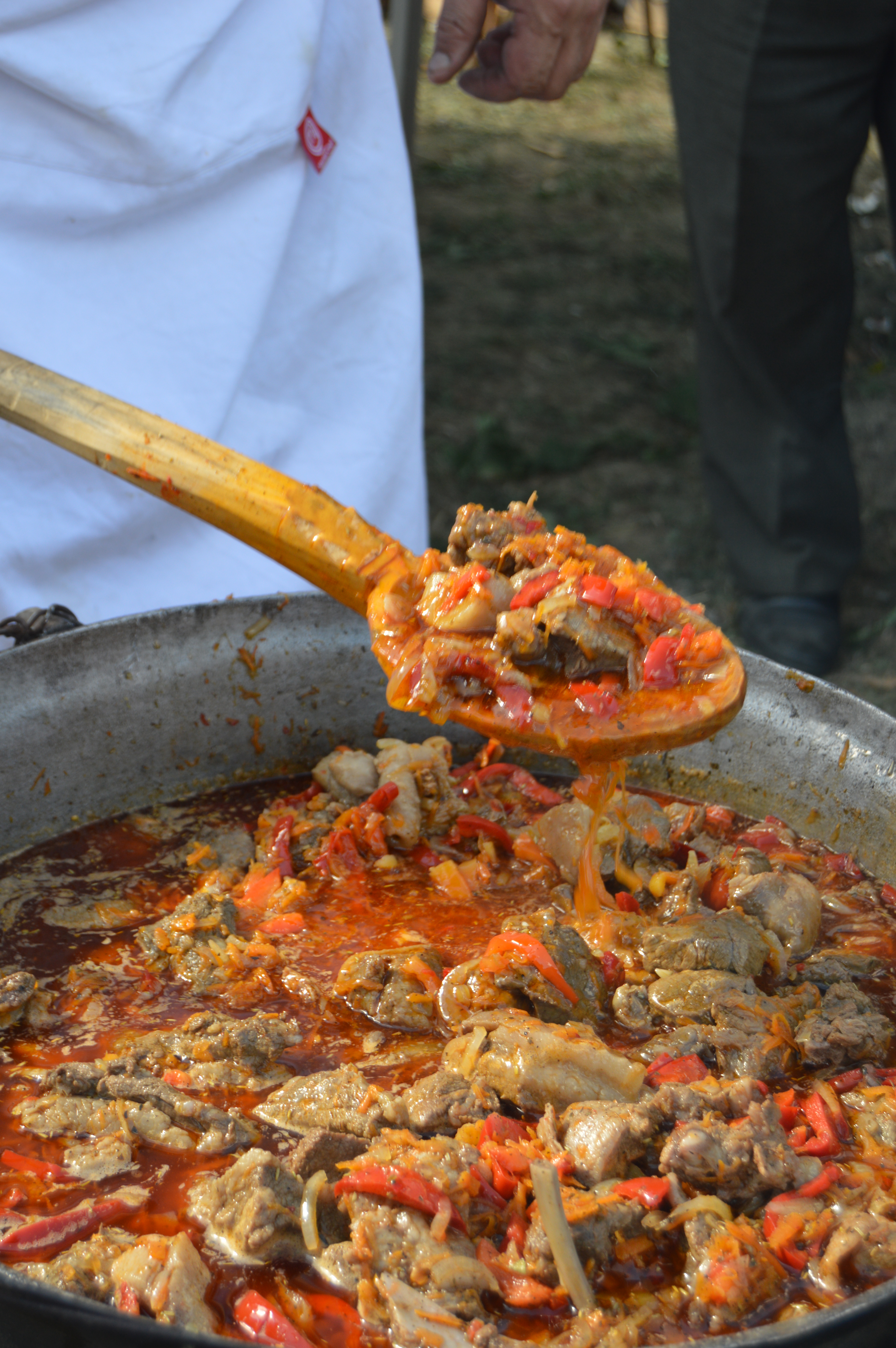REPORTAJ/ Festivalul vânătorilor de la Vaslui, raiul gurmanzilor: tocăniță de căprior, fasole cu afumătură și sarmale din vânat (VIDEO)