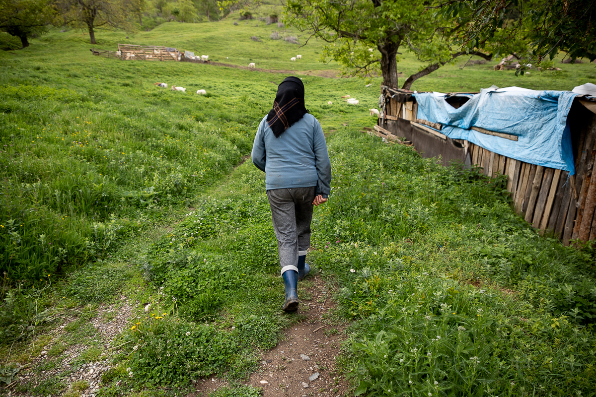 Povestea Lenuței, păstoriţa cu 9 copii, din Rășinari: “Ca să-i pot creşte, m-am angajat un fel de slugă, să păzesc caprele oamenilor din sat”