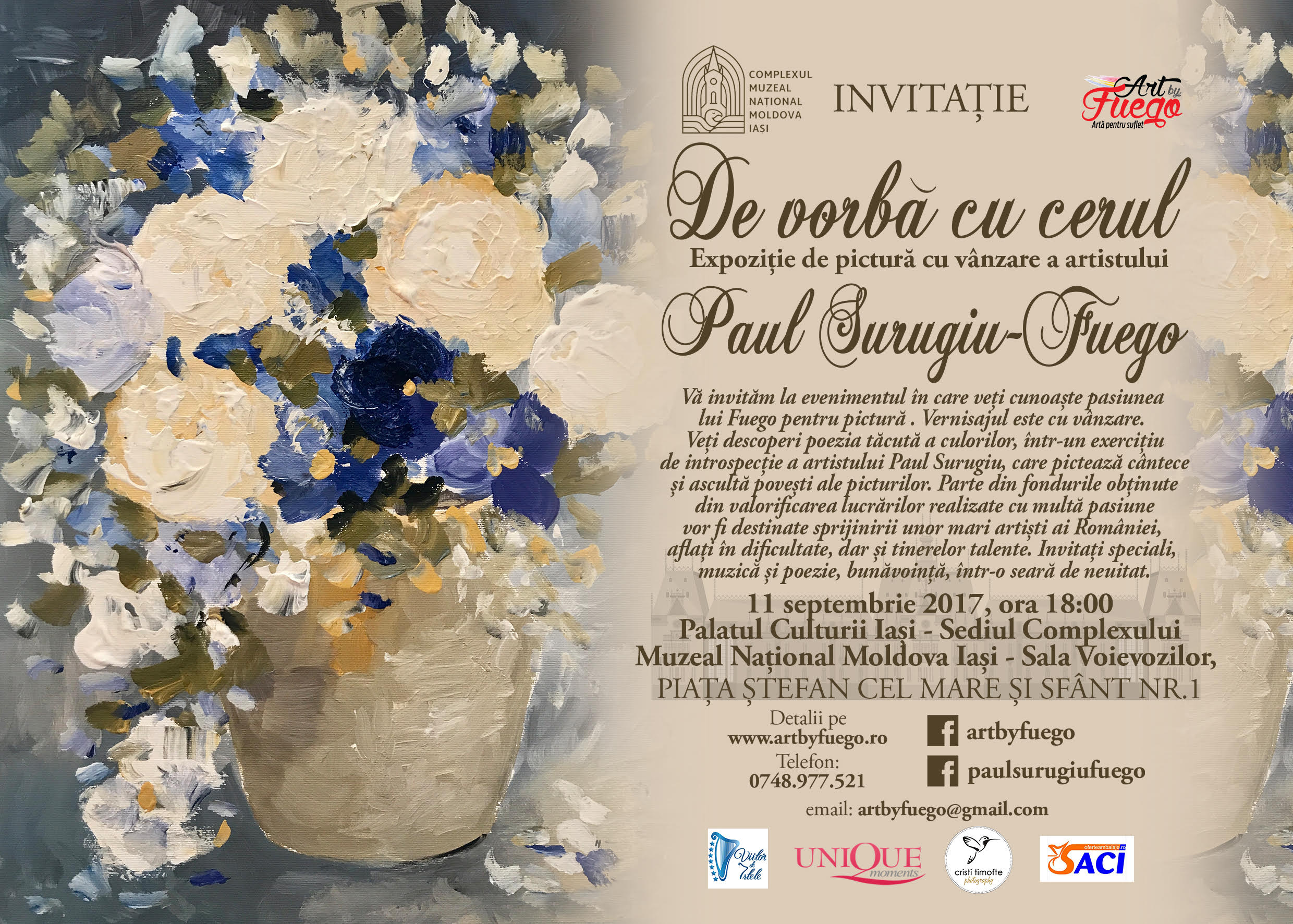 GALERIE FOTO | Picturile lui Fuego au ajuns cărți poștale. Colecția artistului Paul Surugiu se numește „La vie est belle”