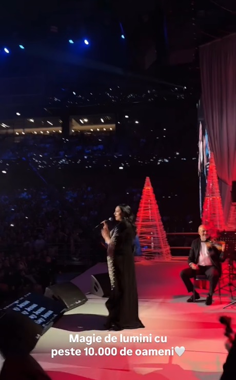 Cel mai emoționant moment de la concertul susținut de Andra în Cluj. Ce melodie a cântat alături de Eva, fiica ei: „Să o primiți cu dragoste”