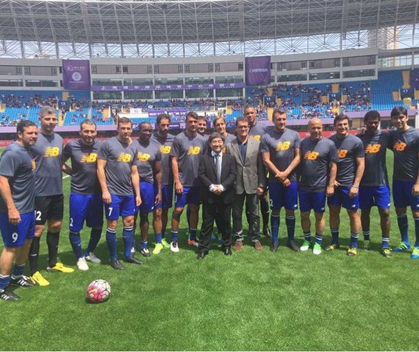 Cristi Chivu a revenit pe teren într-un meci al legendelor Seriei A