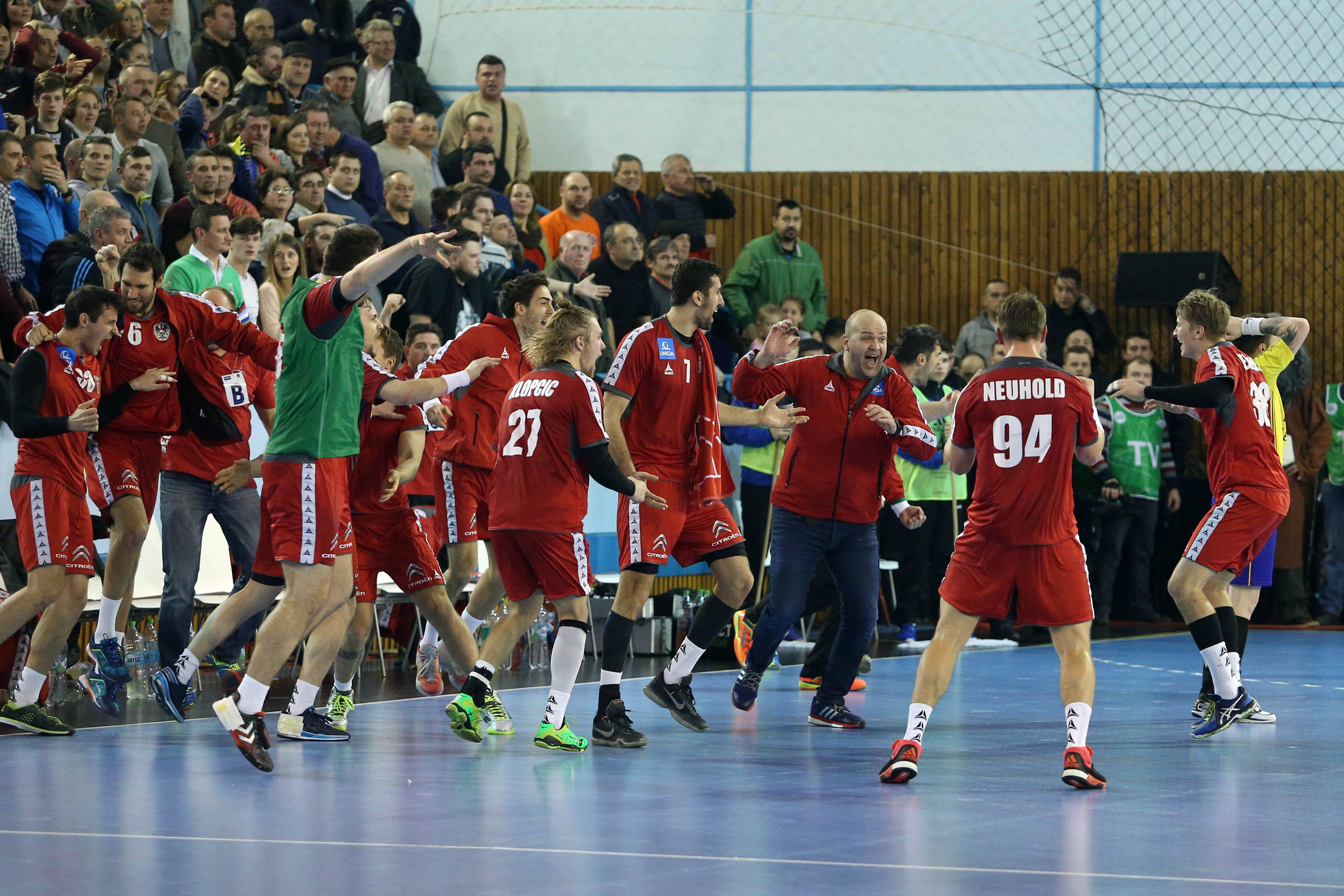 Handbal: România - Austria 32-29. ^DRAMĂ, tricolorii au ratat la un gol calificarea în play-off-ul pentru Mondial 2017! FOTO&VIDEO