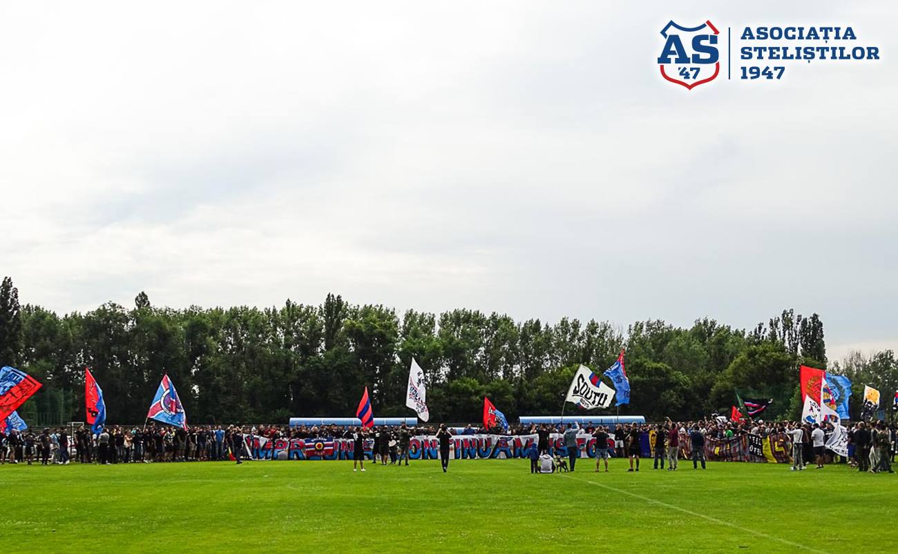 CSA Steaua are primul antrenament cu public în Ghencea, de la ora 9.30. Fanii din Peluza Sud fac spectacol | VIDEO&GALERIE FOTO