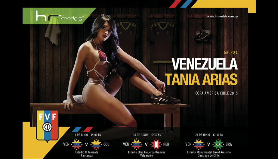 Cea mai ”fierbinte” Copa America. 12 modele alese pe sprânceană încing atmosfera la competiția din Chile / ^40 FOTO&VIDEO INCEDIAR