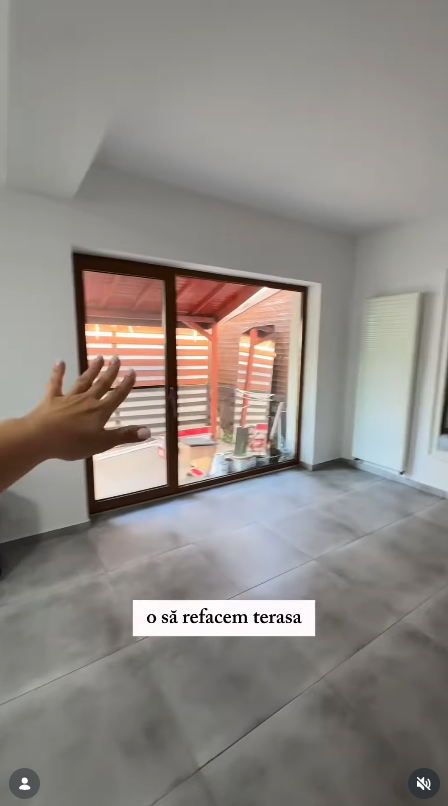 Imagini cu noua casă în care se mută Deea Maxer și actualul soț, Constantin. „Am visat la momentul acesta. Urmează mici renovări”