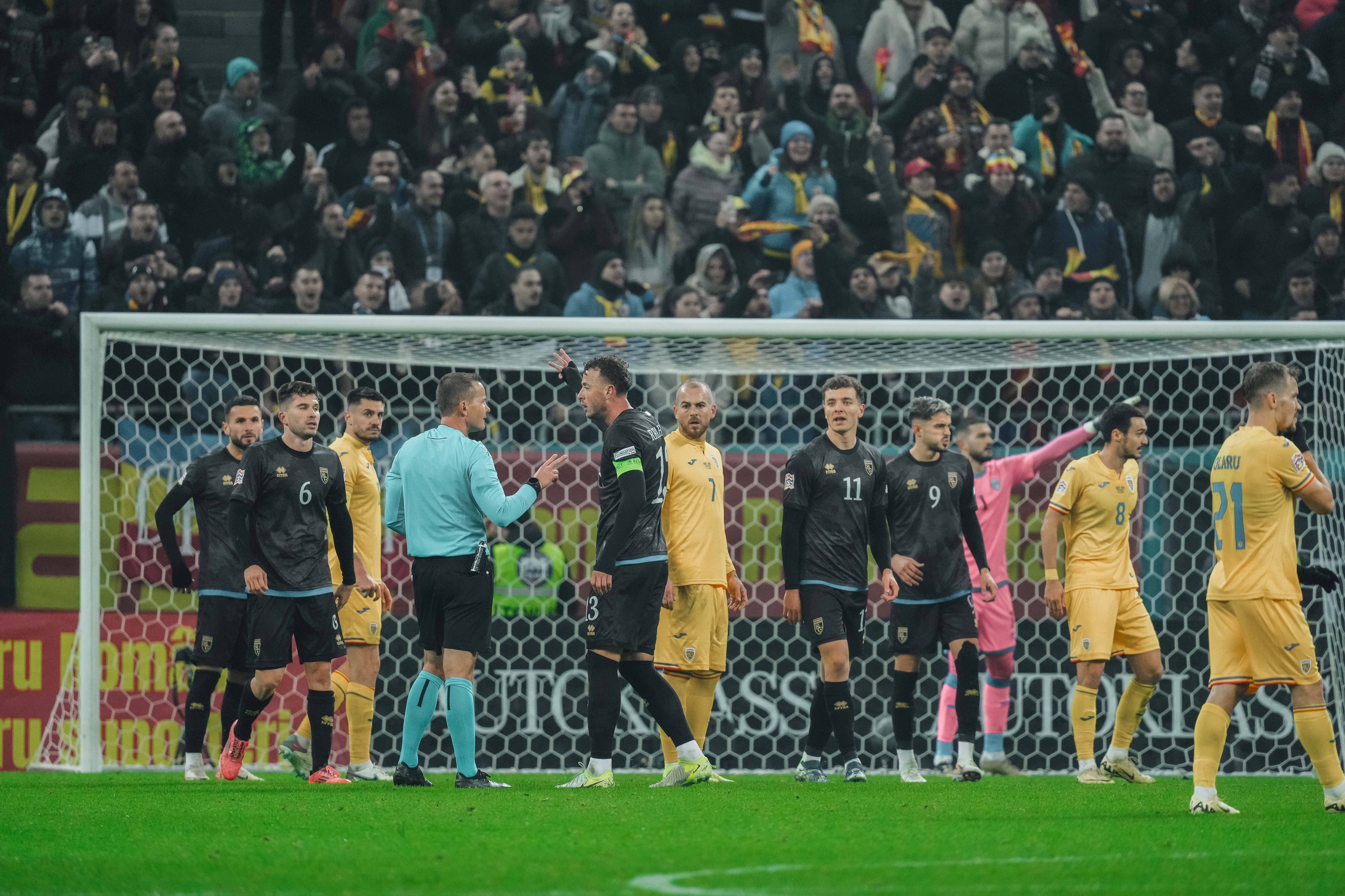 Amir Rrahmani e fotbalistul care a pornit scandalul în meciul România - Kosovo și și-a convins colegii să iasă de pe teren: „Arbitrul nu a vrut să asculte”