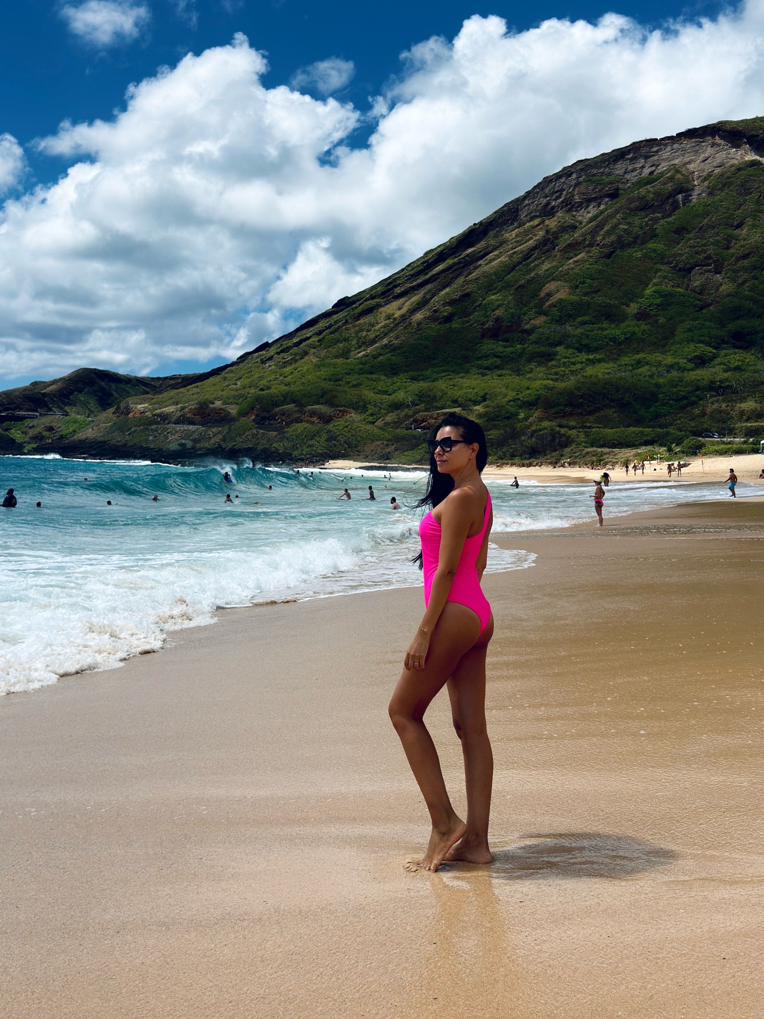 Corina Caragea în Hawaii (Honolulu - Waikiki)