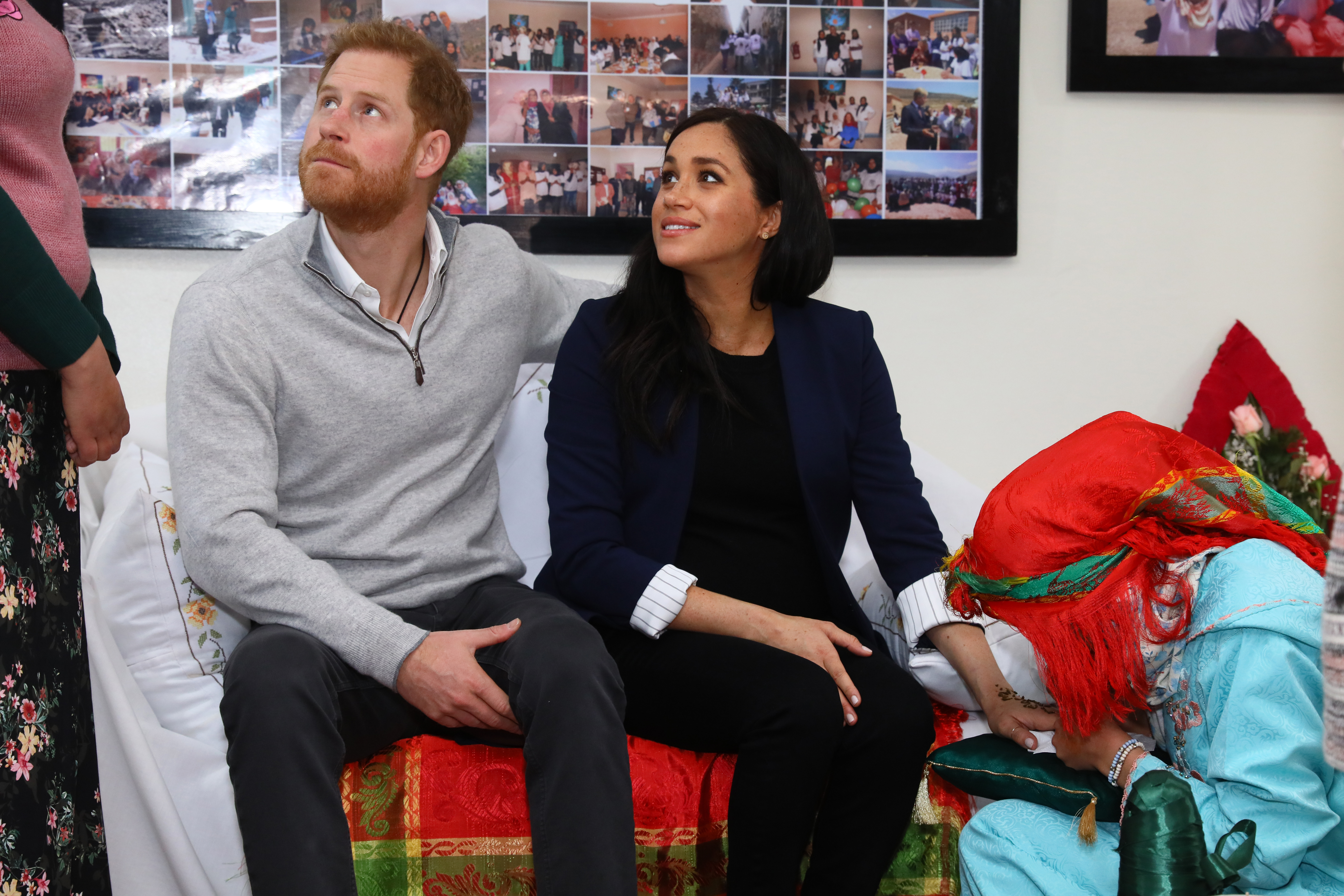 FOTO | Meghan Markle, la ultima vizită oficială din străinătate, înainte să nască. Ducii de Sussex sunt în Maroc