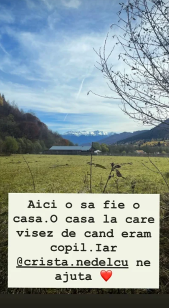Gina Pistol și Smiley își construiesc casă la munte. Imagini cu locul superb pe care l-au ales: „E visul meu de când eram mică și săracă”