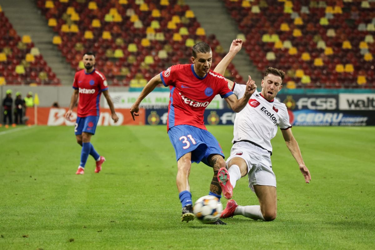 FCSB a fost bătută de Shkendija și la București și a fost eliminată din Liga Campionilor