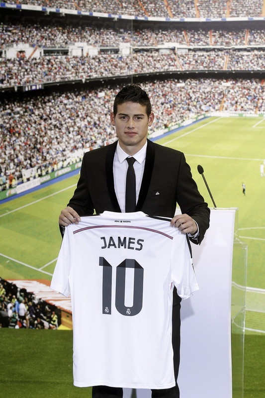 FOTO&VIDEO / James Rodriguez a fost prezentat de Real Madrid