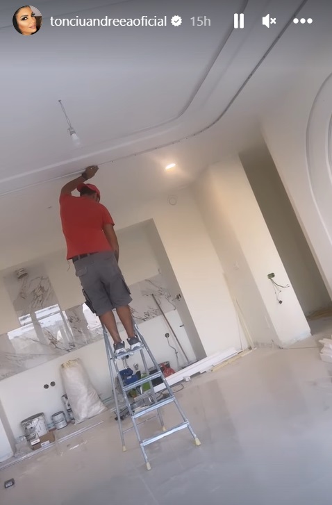 Cum arată apartamentul de peste 150.000 de euro al Andreei Tonciu. Nu e încă finalizat: „Montam prize, întrerupătoare”