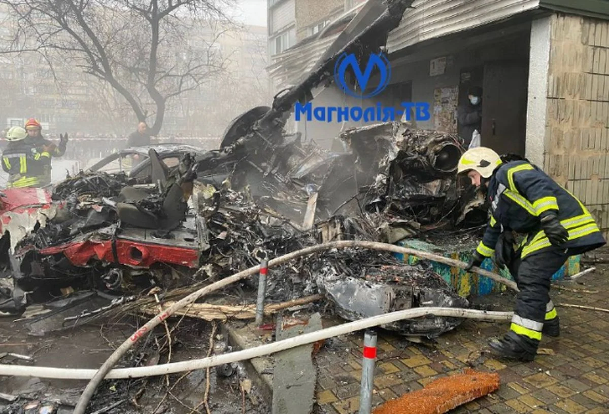 Ministrul ucrainean de interne și alți oficiali au murit după ce s-au prăbușit cu elicopterul lângă o grădiniță din regiunea Kiev
