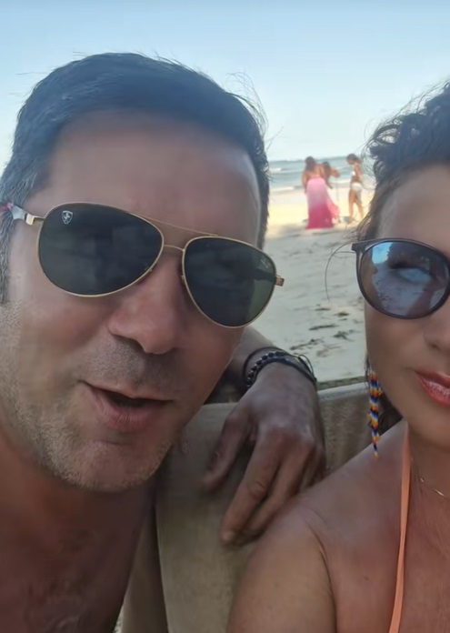 Imagini din vacanța Mihaelei Borcea în Kenya. A apărut în costum de baie, la plajă, alături de Sorin Rap