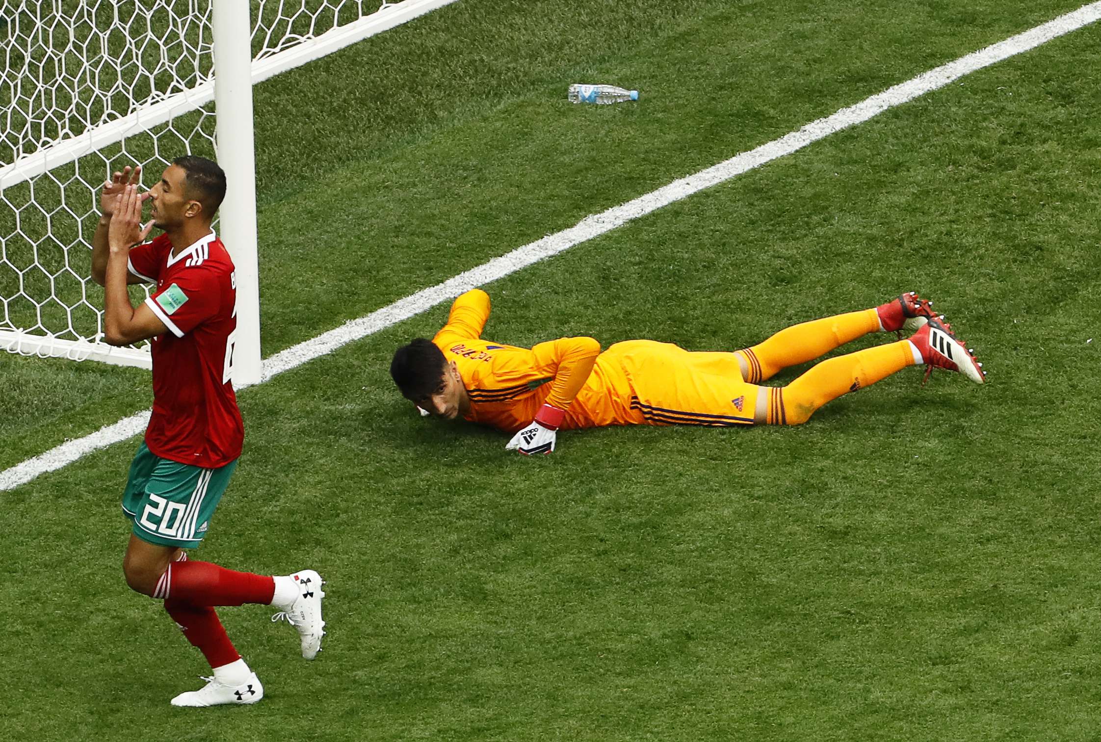 Maroc - Iran, în Grupa B de la Campionatul Mondial de fotbal Rusia 2018 0-1. Iranul a învins printr-un autogol marcat în minutul 90+5 / FOTO&VIDEO