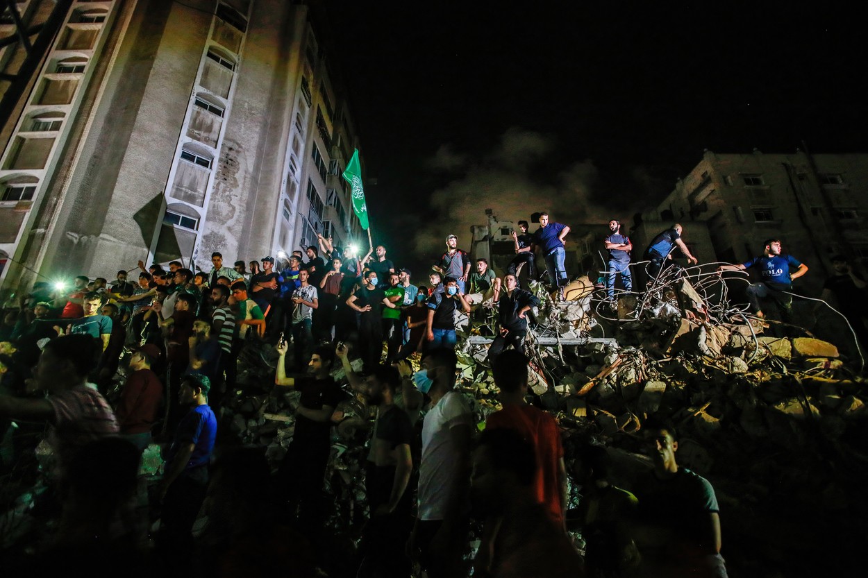 Imaginile bucuriei în Fâșia Gaza, după acordul de încetare a focului cu Israelul