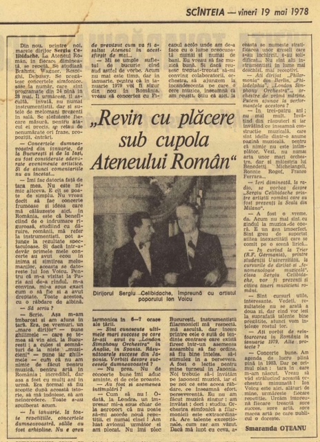 Românul care a salvat Filarmonica din Berlin: cine a fost, de fapt, Sergiu Celibidache