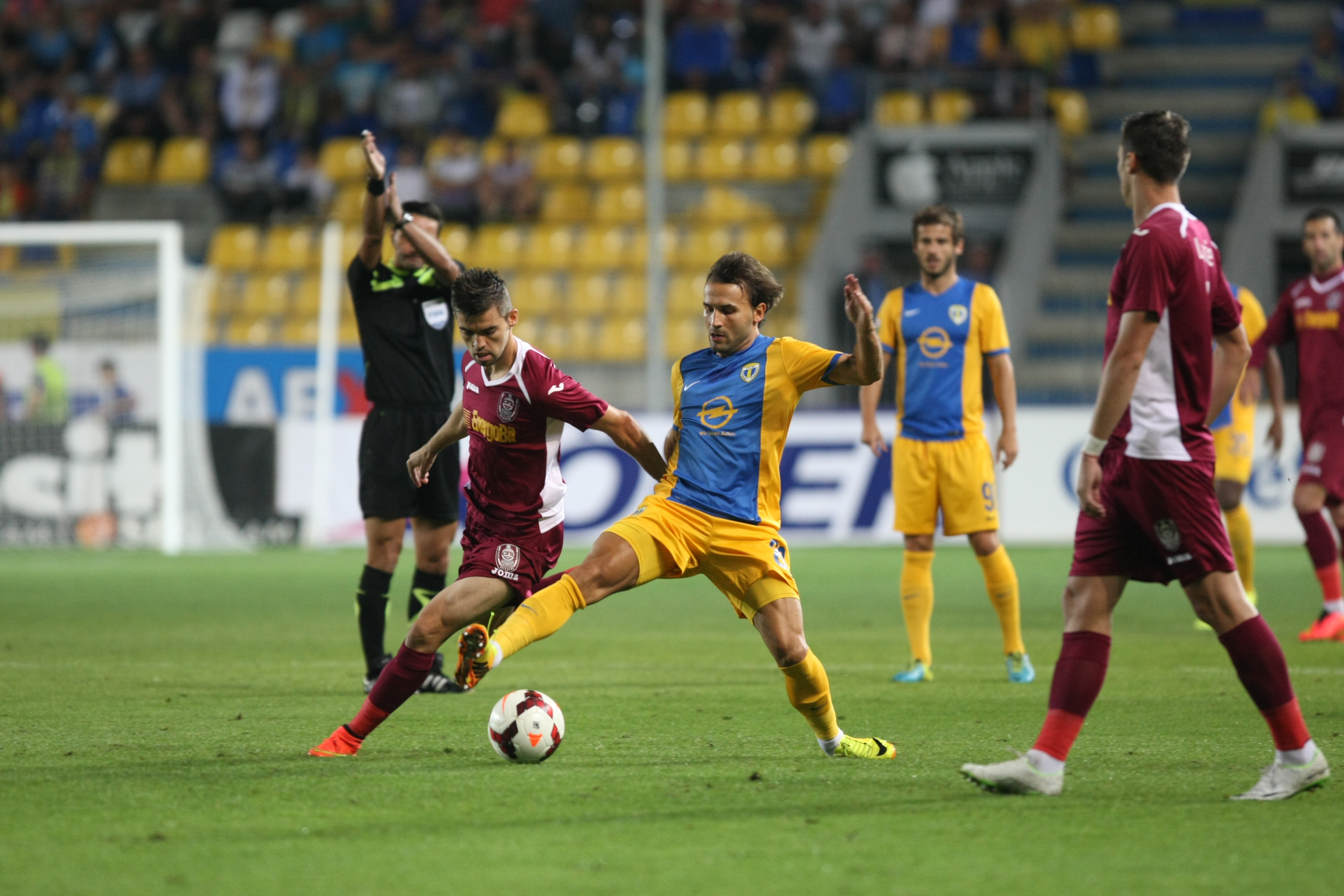 VIDEO/ Liga I: Petrolul - CFR Cluj 1-2. Gazdele au terminat în nouă