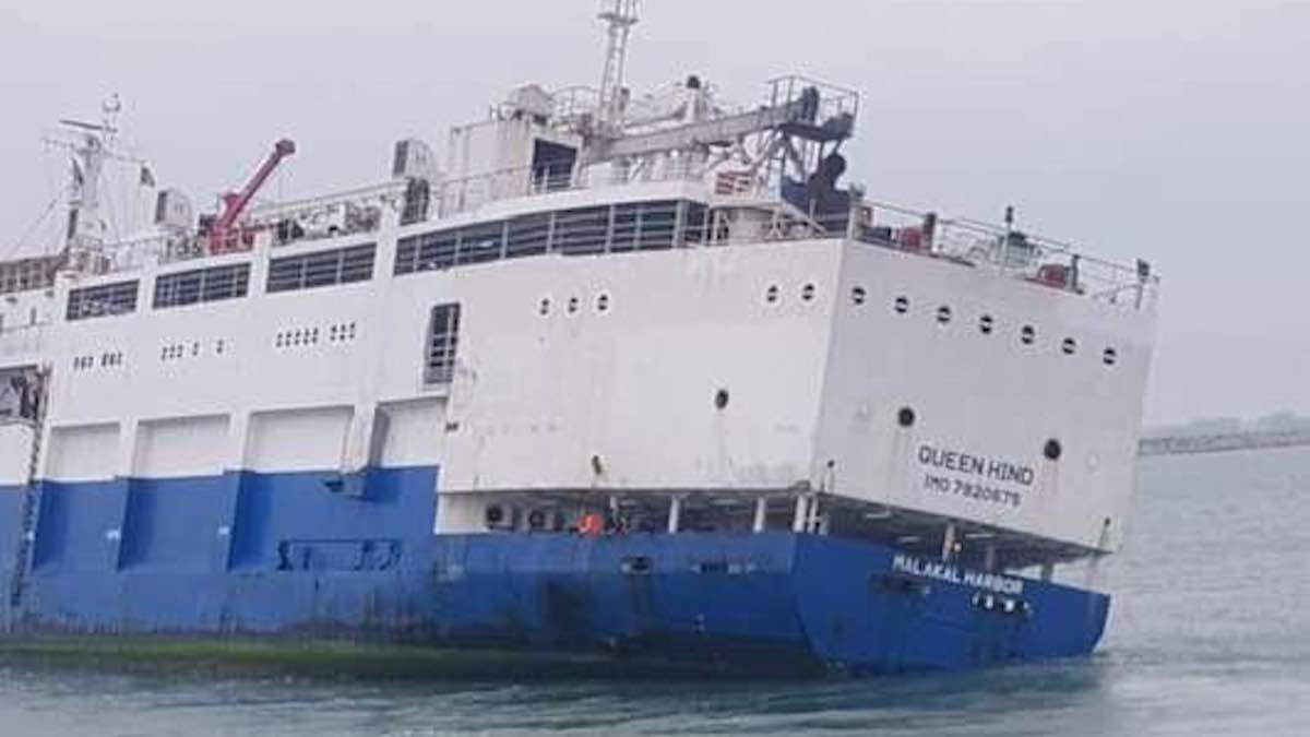 O navă care transporta mii de oi este în pericol de scufundare, în Portul Midia. Cum s-a intervenit pentru salvarea marinarilor