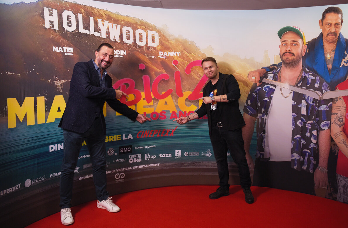 Cristi Borcea și Nadia Comăneci, actori în filmul Miami Bici 2. Omul de afaceri a filmat în curtea lui Codin Maticiuc: „S-a văzut bine” EXCLUSIV