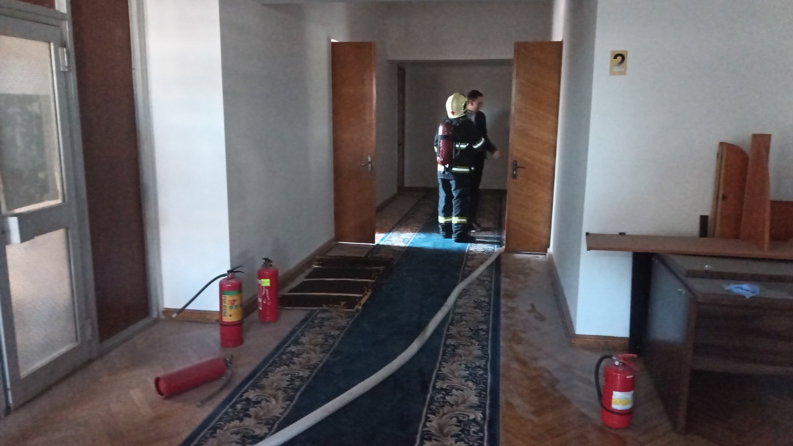 Incendiu în clădirea guvernului de la Chișinău, într-unul dintre birouri