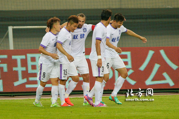 Cristi Tănase, fostul decar al Stelei, a debutat pe un post inedit la Tianjin Teda / GALERIE FOTO