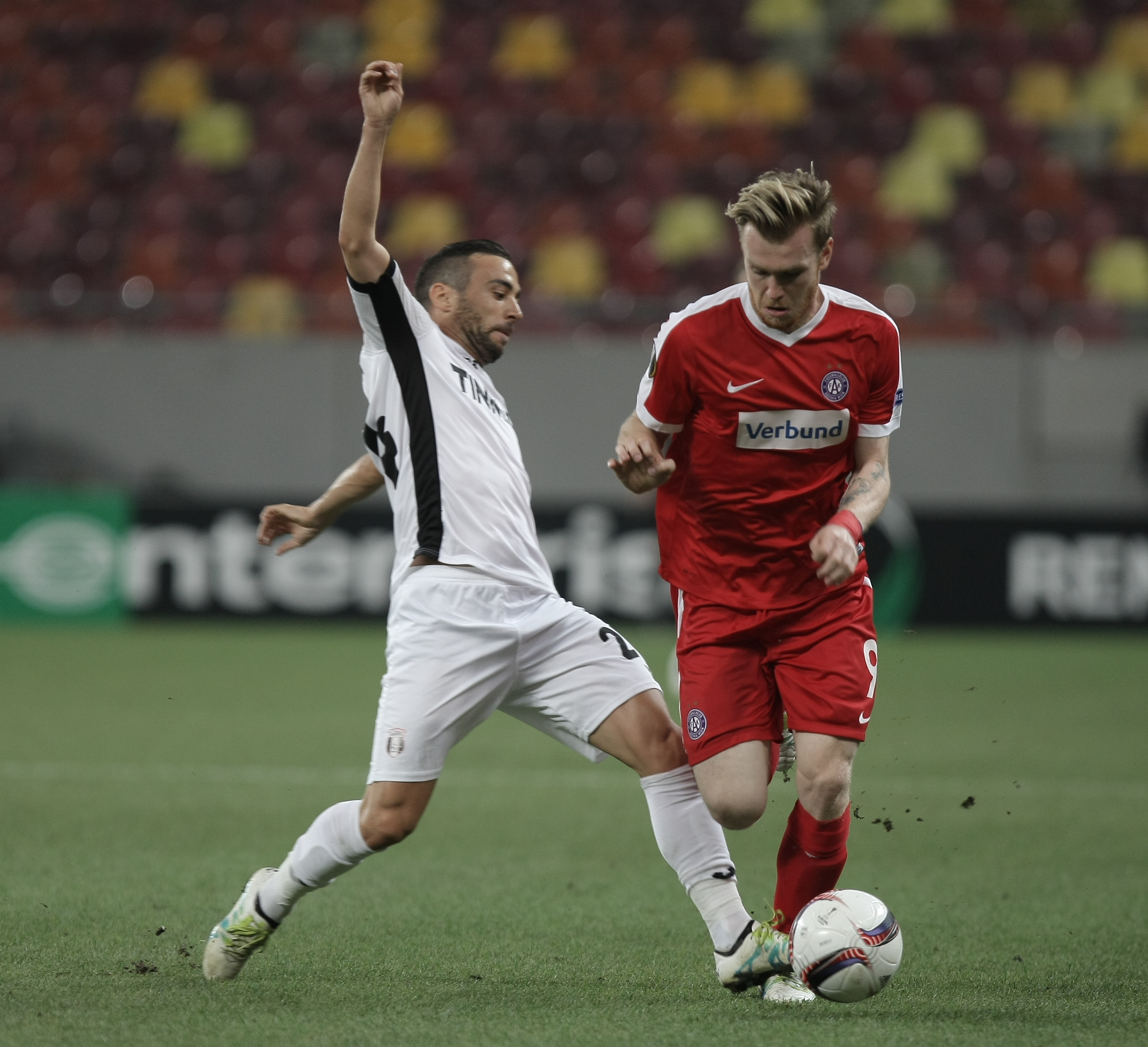 Liga Europa, Grupa E. Astra Giurgiu - Austria Viena 2-3. Ai nimănui! Pe un stadion gol, campionii României au fost făcuți snițel vienez! Oaspeții au terminat în 10 / FOTO&VIDEO