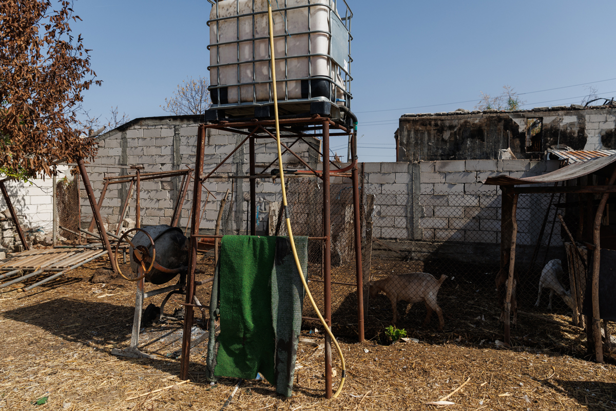 REPORTAJ. Crevedia, o lună după explozii. Și-a plâns caprele care au murit în suferință, iar acum, la 76 de ani, se acomodează cu viața în container: „E ca-n paradis, nu cade tavanul pe mine!”