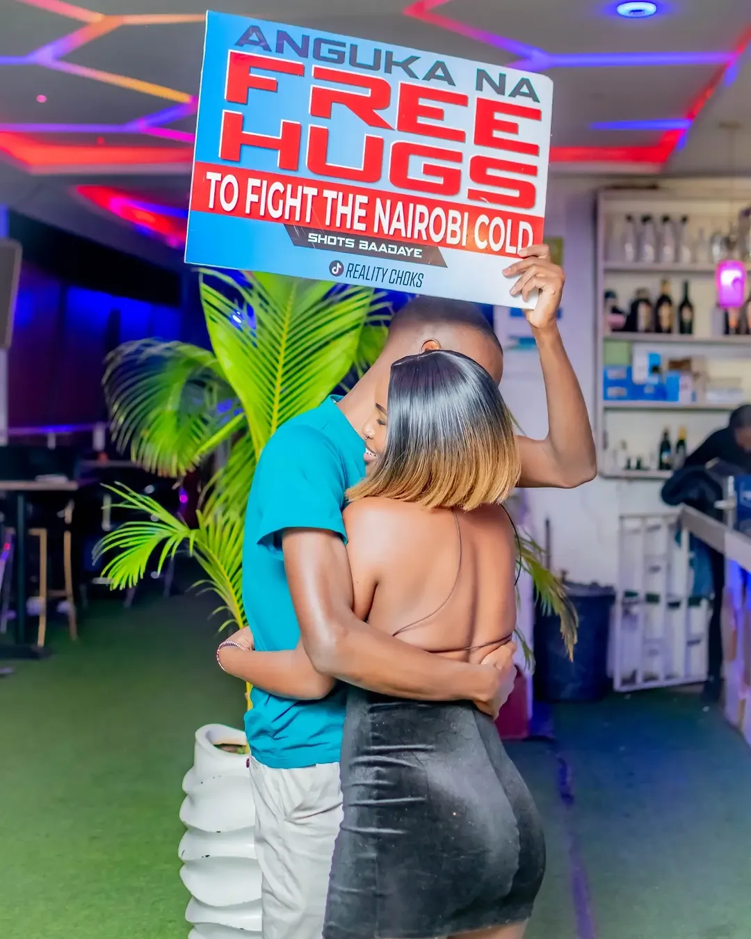 George Achoka: Kenyan man on mission to break Guinness World Record for most number of hugs by an individual in 24 hours