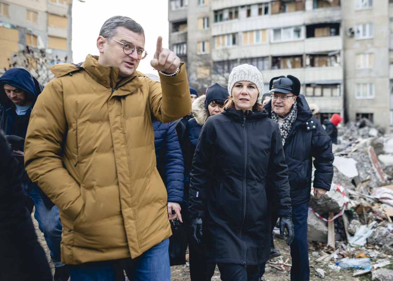 Ministrul de externe al Germaniei a vizitat Harkovul, orașul ucrainean aflat chiar la granița cu Rusia