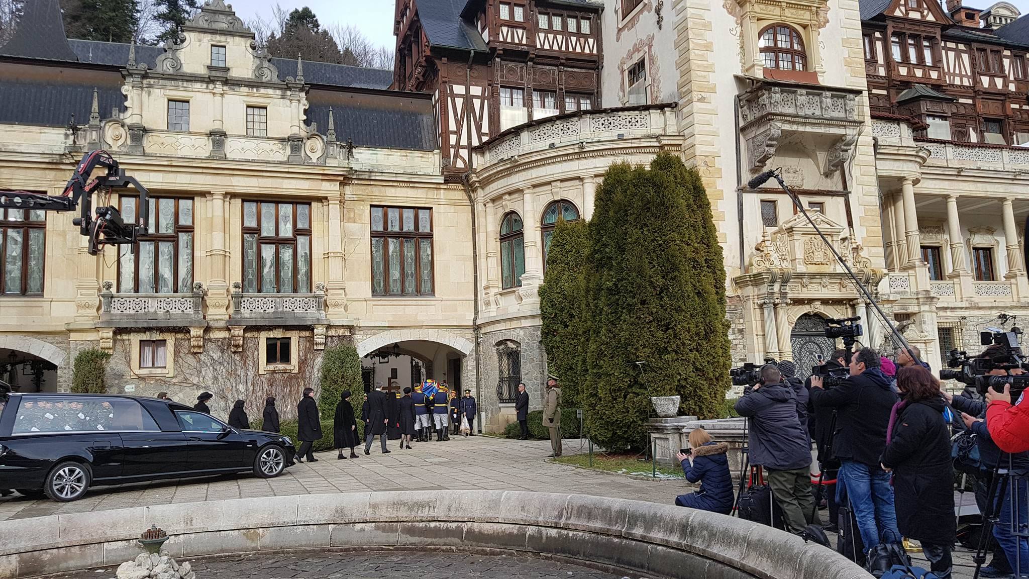 VIDEO/ Regele Mihai a ajuns pentru ultima oară la Castelul Peleș