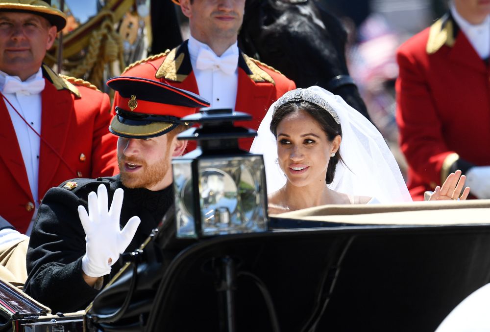 FOTO | Cui a aparținut tiara purtată de Meghan Markle la nunta regală