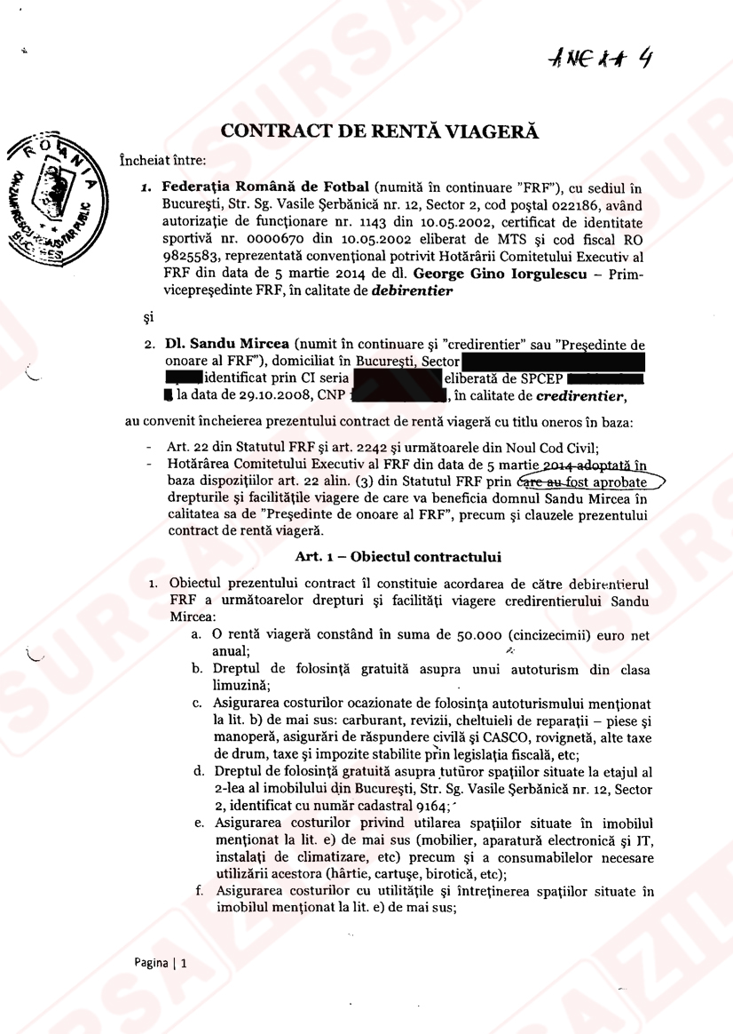 Actul confidenţial denunţat de Burleanu la DNA arată cum FRF putea fi căpuşată 