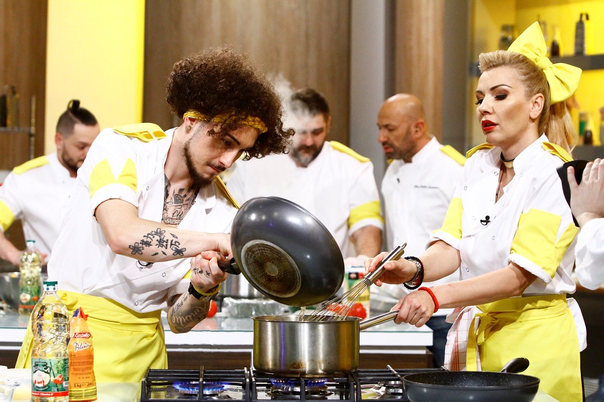 Alianță între chef Scărlătescu și chef Bontea. "L-am luat în vizor pe Florin, sper să nu ia nicio probă!" | FOTO