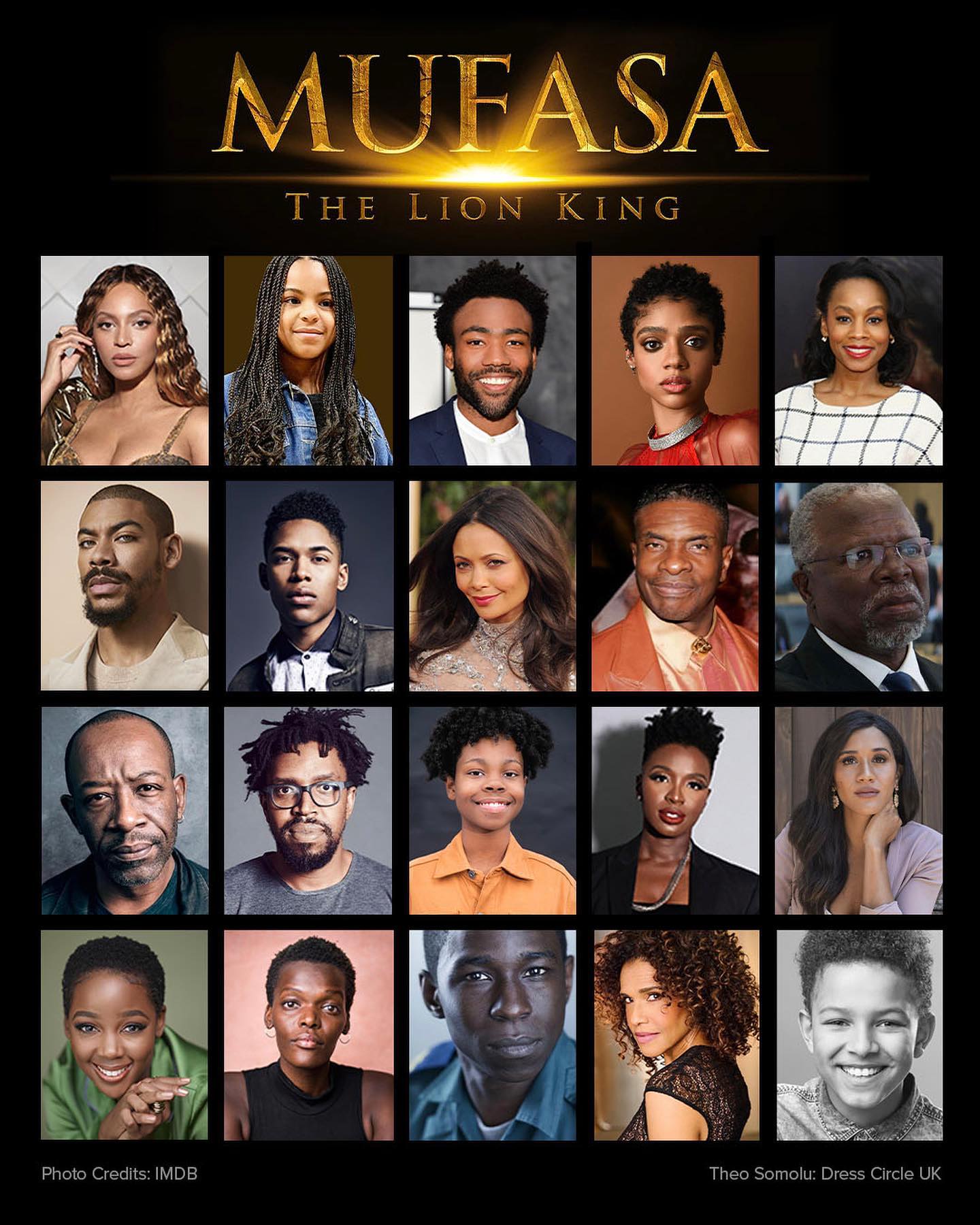 Mufasa movie cast [Instagram/onyxcollective]