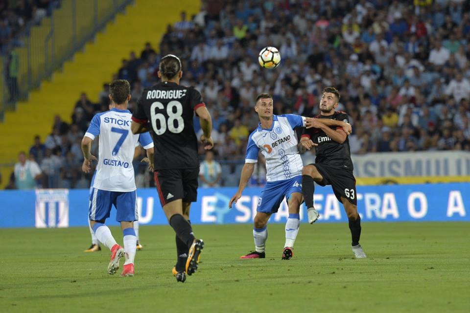 LIVETEXT. CSU Craiova - AC Milan, Liga Europa, turul 3 preliminar. 0-1 la Severin. Oltenii au pierdut italienește. ”Diavolii”, posesie 66,6% / GALERIE FOTO&VIDEO