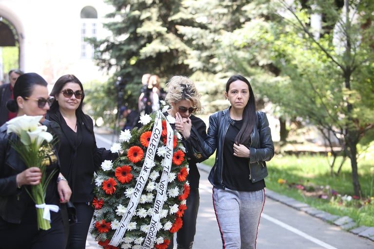 Alex Faur a fost înmormântat la Cimitirul Bellu | FOTO