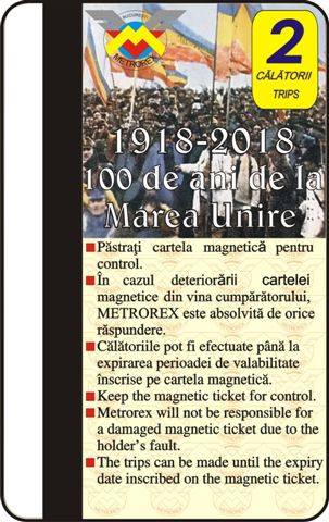 Cum aniversează Metrorex Marea Unire: cartele cu simboluri ale Centenarului și trenuri cu însemnele României