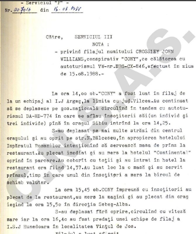 Cum erau filați pas cu pas profesorii americani veniți să predea în România comunistă. Obiectivul „Filip”, acuzat de „diversiune ideologică” 