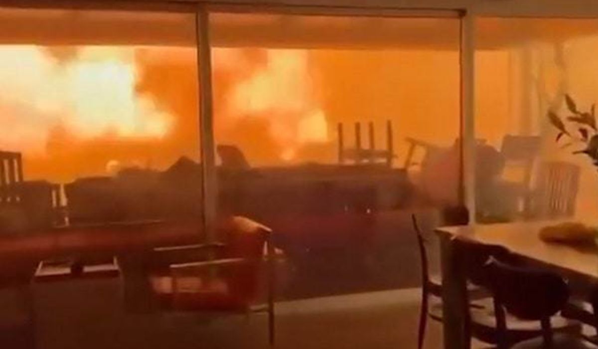 Singura casă rămasă în picioare după incendiul care a distrus mii de clădiri în Los Angeles