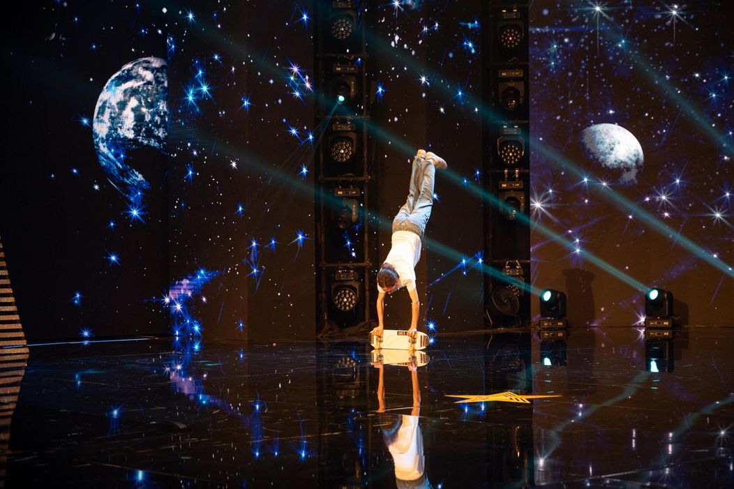 Daniel Popescu, moment spectaculos pe scena talentelor! Tânărul de 18 ani s-a autoproclamat cel mai bun skater. Reacția lui Mihai Bobonete