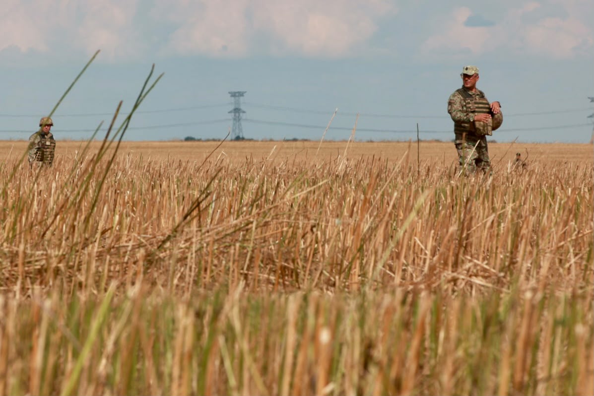 Prima dronă doborâtă în spațiul aerian românesc de un pilot român de F-16. Resturile rachetei de interceptare și ale dronei au fost găsite