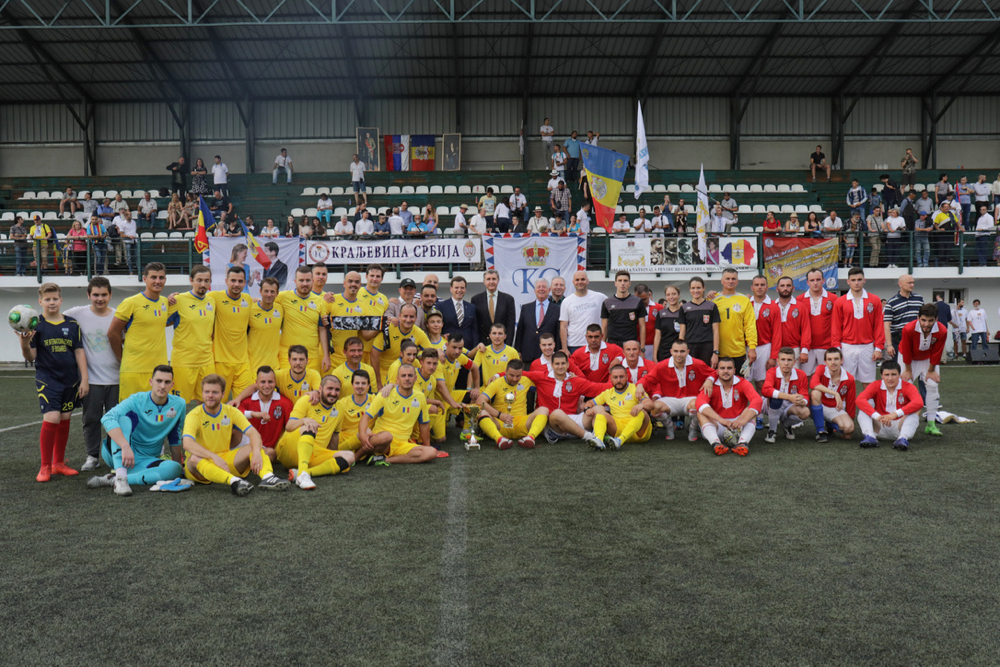 Serbia Regală - România Regală 0-3, meci de gală. S-a jucat la Belgrad, acolo unde a avut loc, acum 96 de ani, primul meci internaţional al tricolorilor
