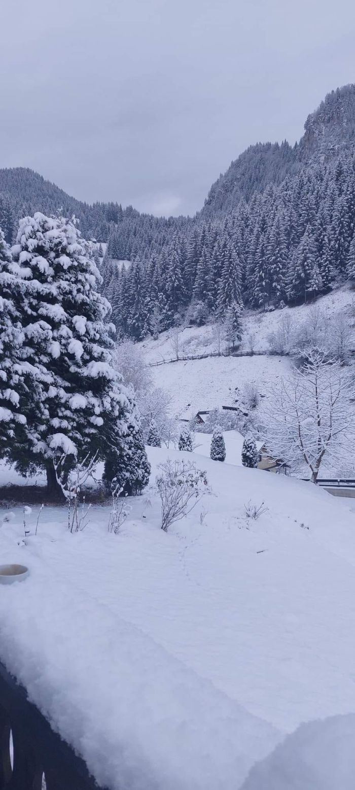 Iarna a venit la munte, Transalpina s-a închis, drumarii intervin cu material antiderapant | Video